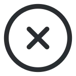 Close Circle SVG Icon
